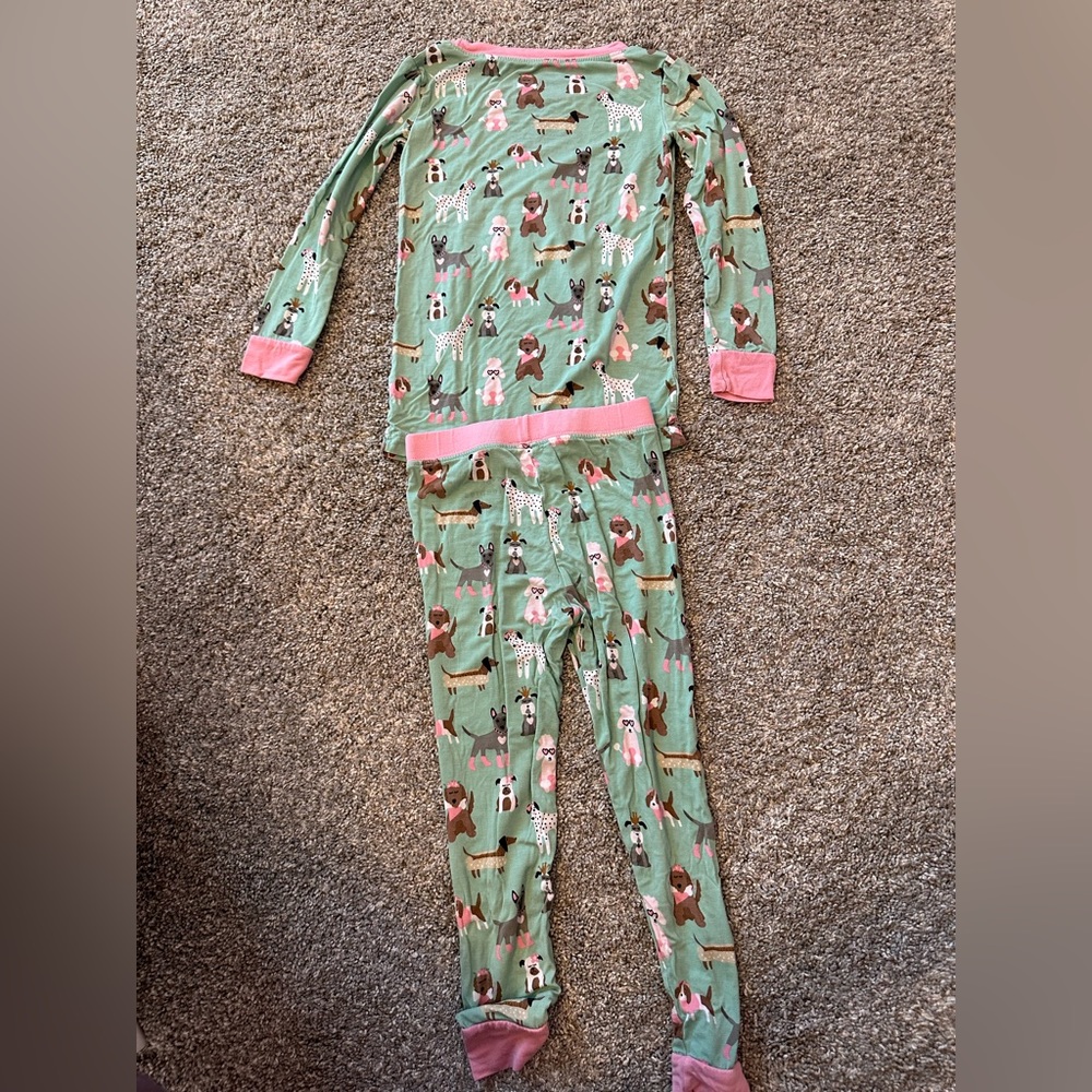 Little Sleepies Aqua Puppies 2pc set